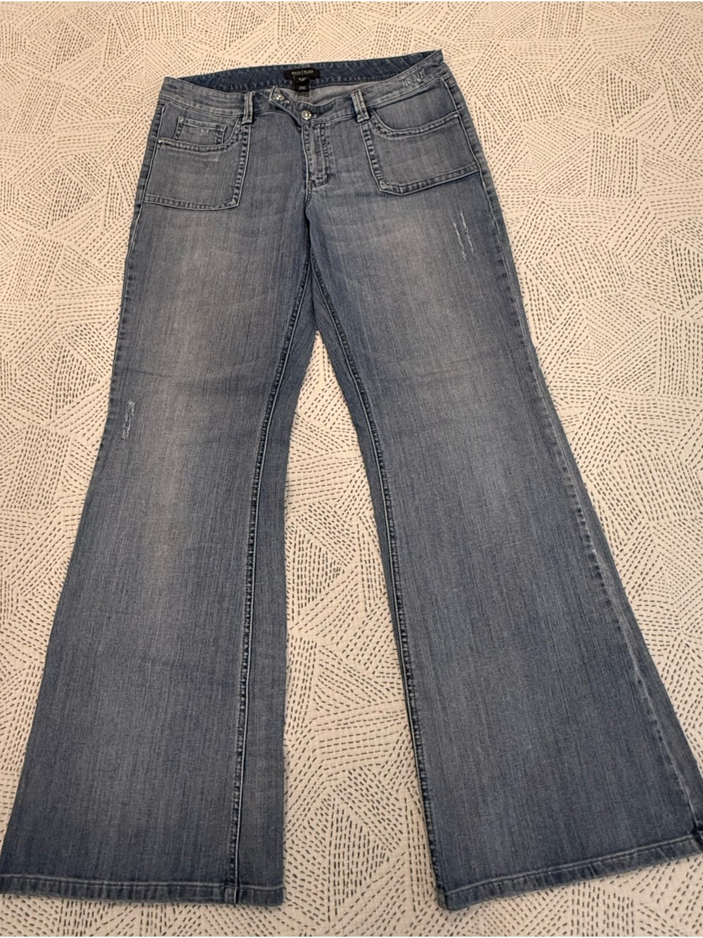 White House Black Market Light Blue Flare Jeans